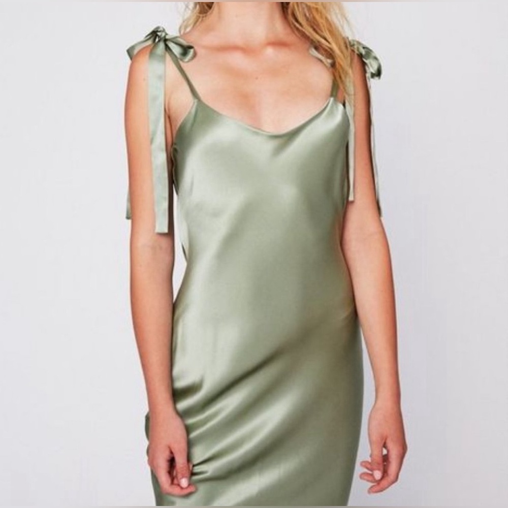 Stone Cold Fox Custom Silk Stormi Slip Dress 1